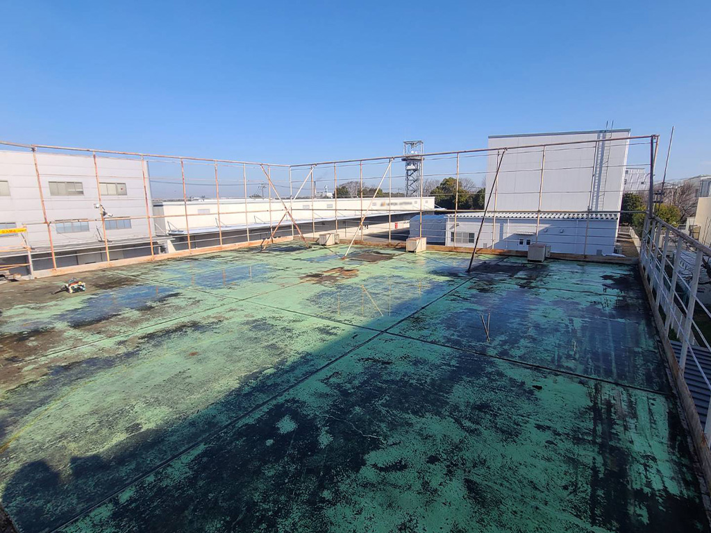 塗床工事 before