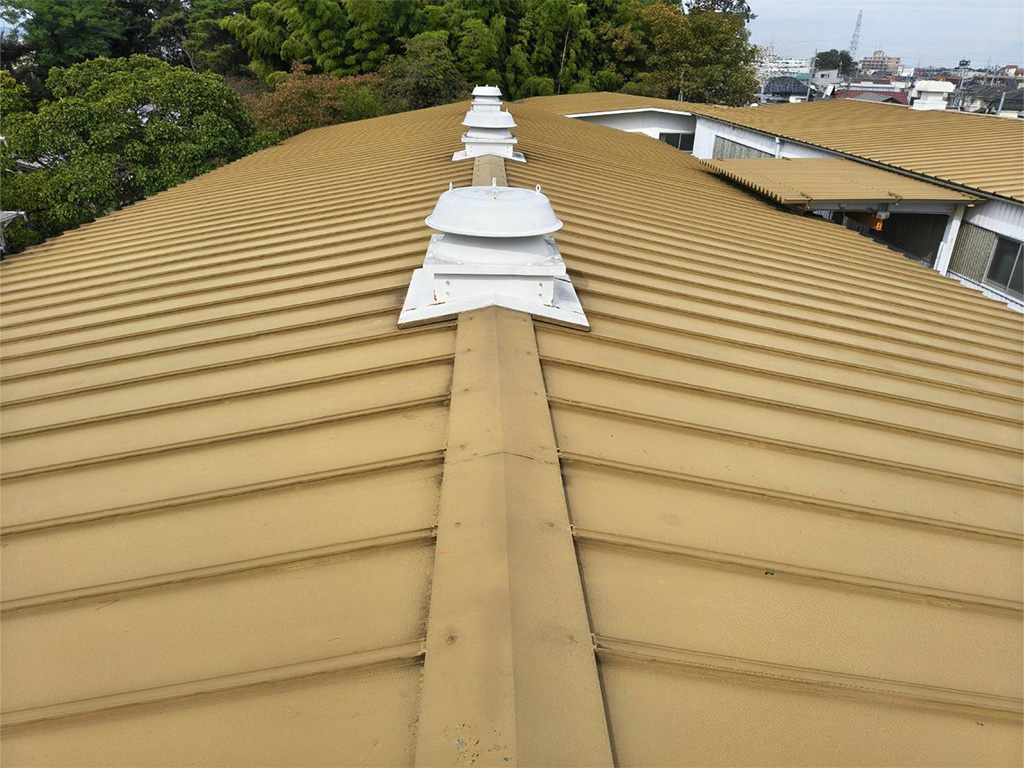 屋根塗装工事 before
