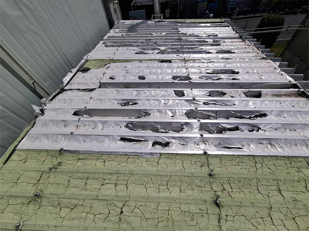 屋根塗装工事 before