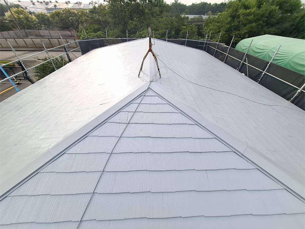 屋根塗装工事　after