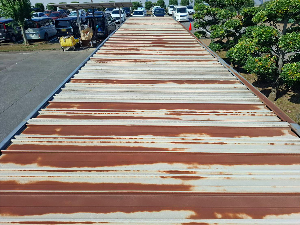 屋根塗装工事 before