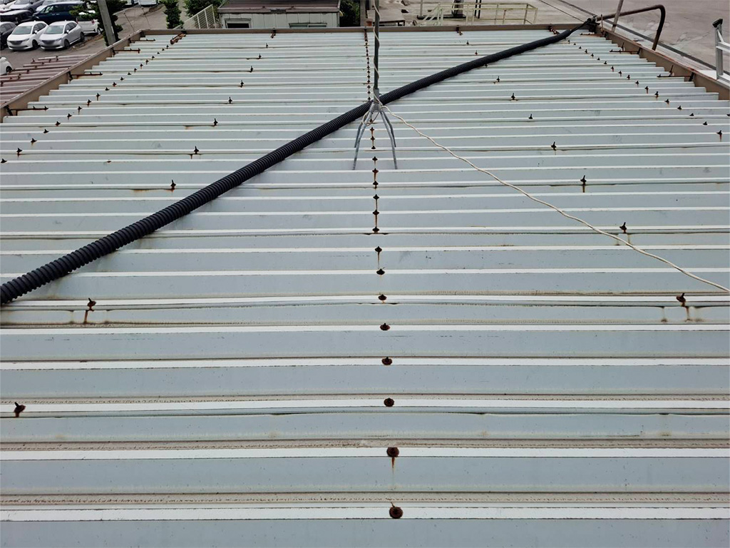 屋根塗装工事 before